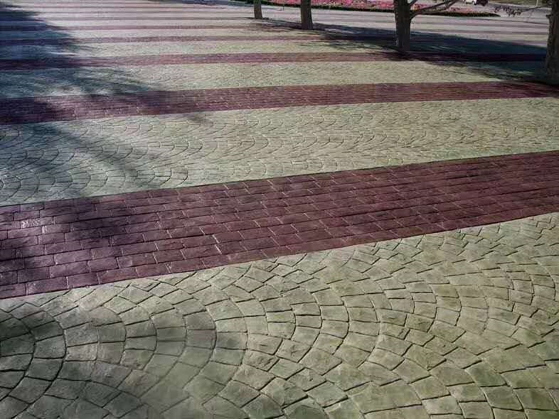 压花地坪案例